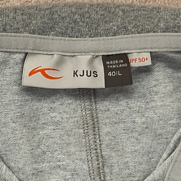 KJUS Women’s Gray Sanna Golf Polo Lightweight-UV Protection-Grey-Size L - Picture 3 of 6